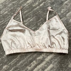 Silk bralette